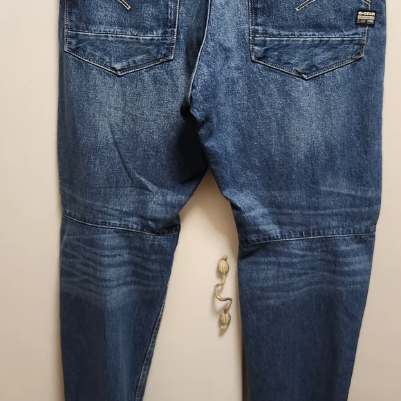 G STAR RAW ORIGINALS GRIP 3D RELAXED TAPERED Men's Blue Jeans SZ. 32x32
